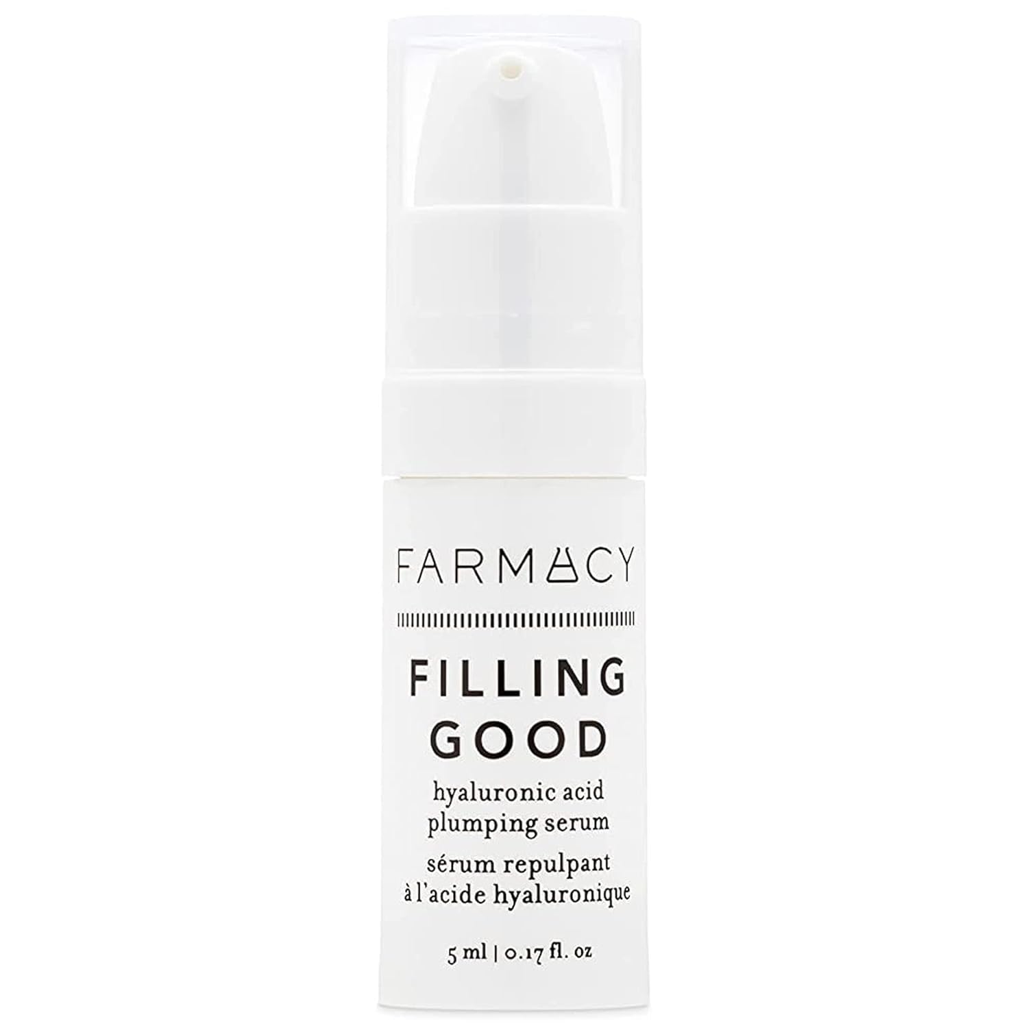 Farmacy Hyaluronic Acid Serum for Face - Filling Good Face Serum with Vegan Collagen Peptides - Helps Smooth Fine Lines + Wrinkles - Hydrating, Plumping + Anti Aging Skin Care (30ml)