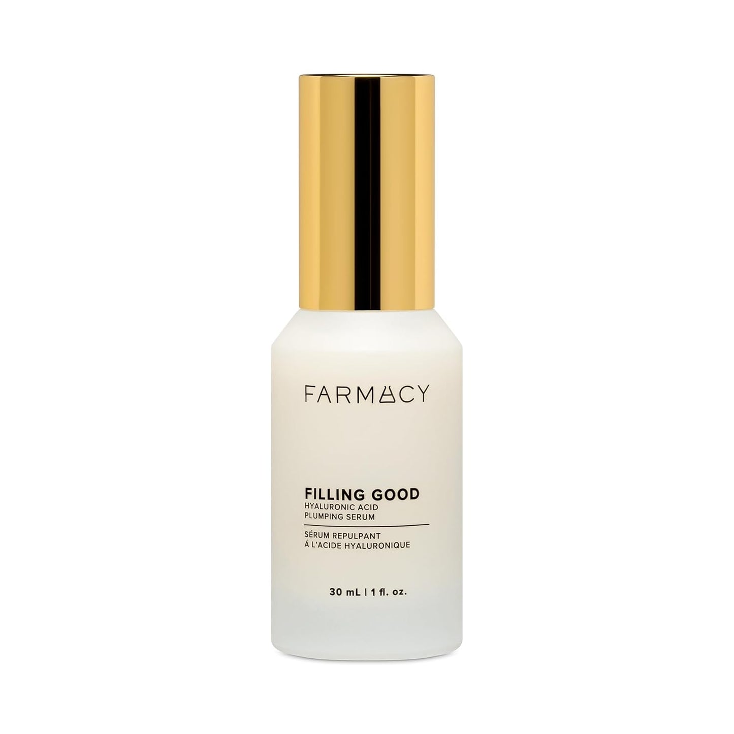Farmacy Hyaluronic Acid Serum for Face - Filling Good Face Serum with Vegan Collagen Peptides - Helps Smooth Fine Lines + Wrinkles - Hydrating, Plumping + Anti Aging Skin Care (30ml)