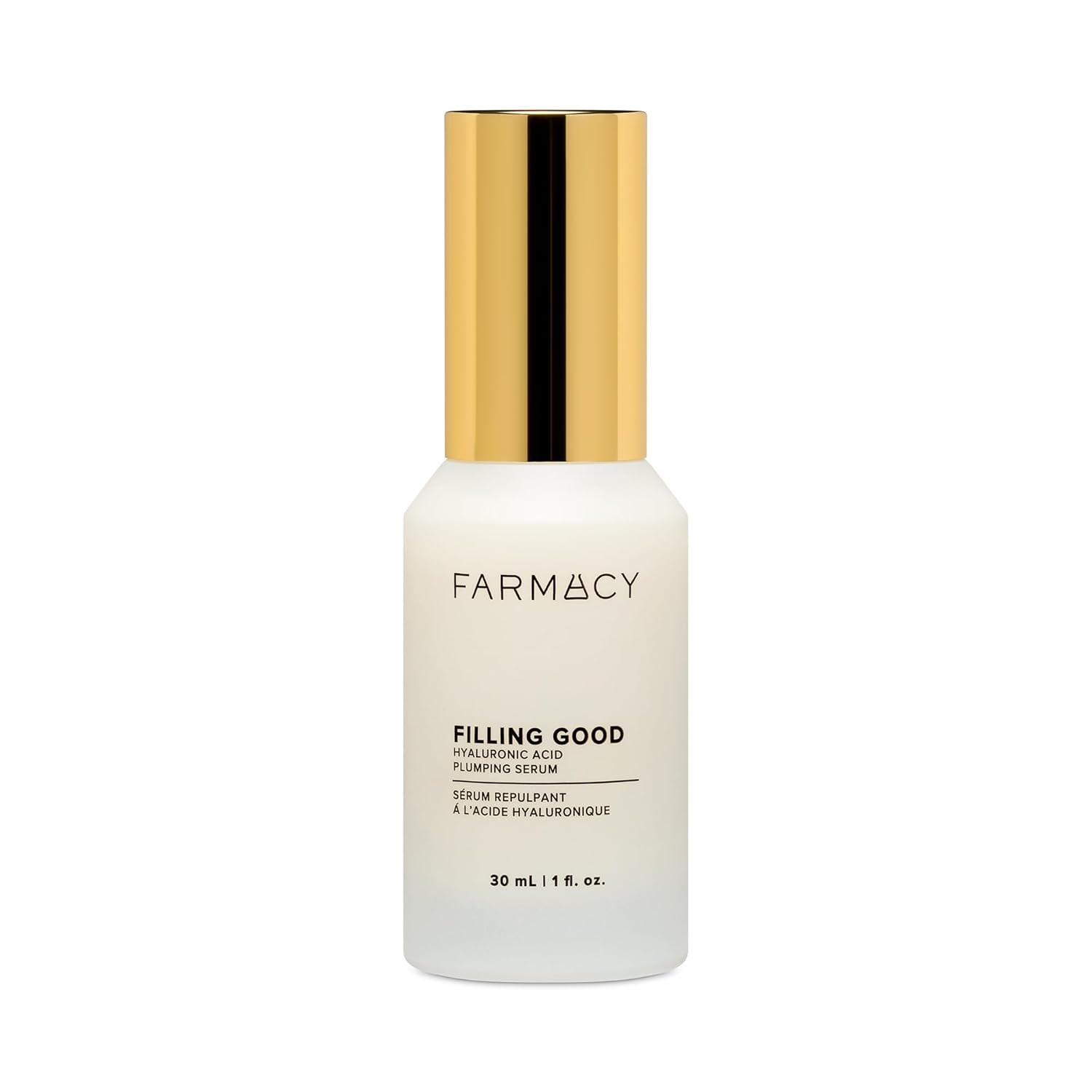 Farmacy Hyaluronic Acid Serum for Face - Filling Good Face Serum with Vegan Collagen Peptides - Helps Smooth Fine Lines + Wrinkles - Hydrating, Plumping + Anti Aging Skin Care (30ml)