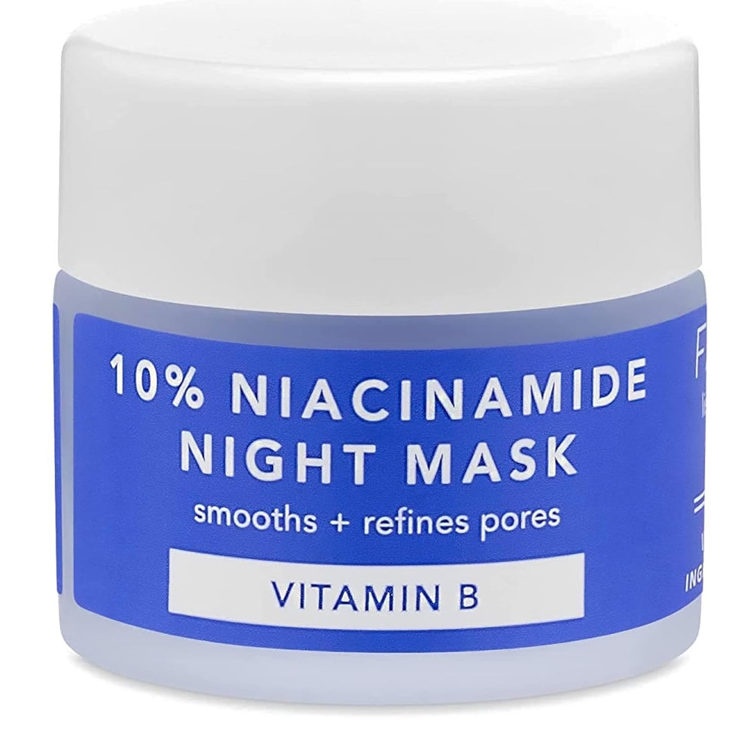Farmacy Niacinamide Overnight Face Mask - Pore Refining Facial Mask with 10% Niacinamide - Replenishes Moisture Barrier with 3% Panthenol + Blueberry Seed Oil for Soft, Supple Skin (50ml)
