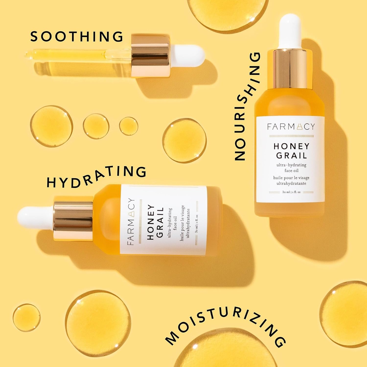 Farmacy Honey Glow & Honey Grail Bundle - 17% AHA & BHA Resurfacing Night Serum & Face Oil